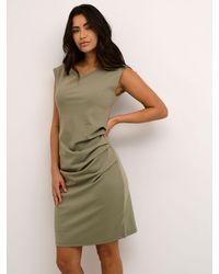 Kaffe - India Cocktail Sleeveless Fitted Dress - Lyst