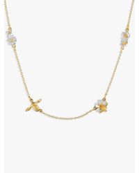 Alex Monroe - Floral & Baby Bee Chain Necklace - Lyst