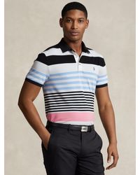 Ralph Lauren - Polo Golf Tailored Fit Performance Stripe Polo Shirt - Lyst
