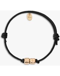 Merci Maman - Personalised 2 Dice Braided Bracelet - Lyst