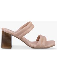 Hush Puppies - Katie Leather Heeled Sandals - Lyst