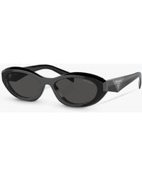 Prada - Pr 26zs Irregular Sunglasses - Lyst