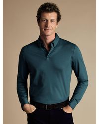Charles Tyrwhitt - Long Sleeve Jersey Polo Shirt - Lyst