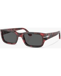 Persol - Po3347s Rectangular Sunglasses - Lyst