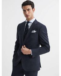 Reiss - Dunn Textured Wool Tailored Fit Suit Jacket - Lyst