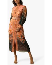 Raishma - Freya Floral Midi Dress - Lyst
