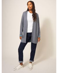 White Stuff - Laura Wool And Cotton Blend Cardigan - Lyst