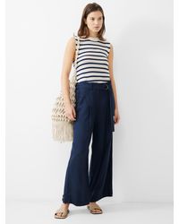 French Connection - Elkie Wide Leg Trousers - Lyst