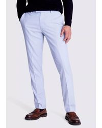 Moss - Slim Fit Flannel Trousers - Lyst