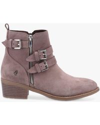 Hush Puppies - Jenna Suede Ankle Boots - Lyst