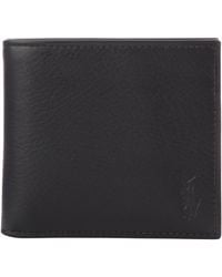 Ralph Lauren - Polo Pebble Grain Leather Wallet - Lyst