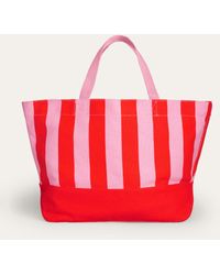 Boden - Relaxed Canvas Stripe Tote Bag - Lyst