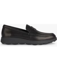 Geox - Spherica Ec10 Leather Loafers - Lyst