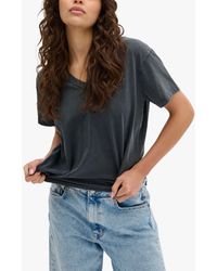 My Essential Wardrobe - Hanne Organic Cotton V-neck T-shirt - Lyst