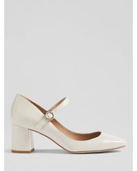 LK Bennett - Winter Patent Leather Court Shoes - Lyst
