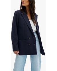 My Essential Wardrobe - Tailored Double Breasted Blazer - Lyst