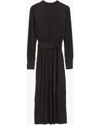 oasis halter cupro midi dress