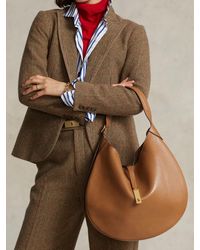 Ralph Lauren - Polo Id Leather Shoulder Bag - Lyst