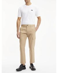 Calvin Klein - Straight Cargo Trousers - Lyst