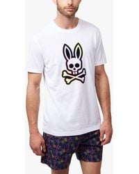 Psycho Bunny - Cotton Graphic T-shirt - Lyst
