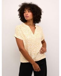 Kaffe - Ano Graphic Print Blouse - Lyst