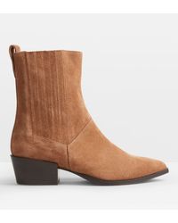 Hush - Miley Leather Western Boots - Lyst