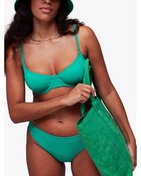 Whistles - Ribbed Underwired Bikini Top - Lyst