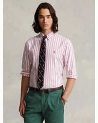Ralph Lauren - Polo Custom Fit Striped Oxford Shirt - Lyst