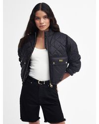 Barbour - International Hamilton Quilted Bomber Jacket - Lyst