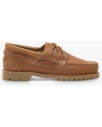 Chatham - Sperrin Leather Boat Shoes - Lyst