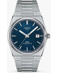 Tissot - T1374071104100 Prx Powermatic 80 Date Bracelet Strap Watch - Lyst
