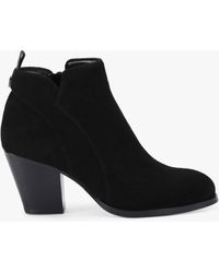 KG by Kurt Geiger - Stone Suede Ankle Boots - Lyst