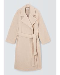 GOOD AMERICAN - Sherpa Trench Coat - Lyst