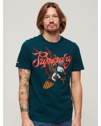 Superdry - Tattoo Script Graphic T-shirt - Lyst