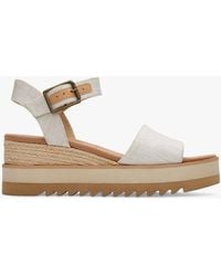 TOMS - Diana Wedge Sandals - Lyst