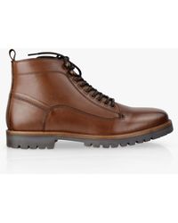 Silver Street London - Thames Leather Lace Up Boots - Lyst