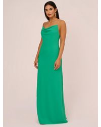 Adrianna Papell - Aidan By Knit Crepe Cowl Neck Maxi Dress - Lyst
