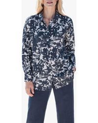 Pure Collection - Shadow Print Linen Shirt - Lyst