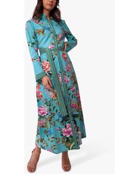 Raishma - Olea Floral Print Maxi Dress - Lyst