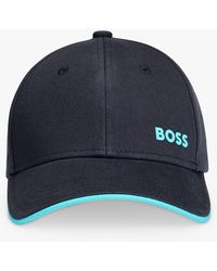 BOSS - Logo Baseball Cotton Cap - Lyst