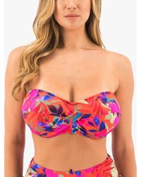 Fantasie - Playa De Carmen Beach Party Underwired Bandeau Bikini Top - Lyst