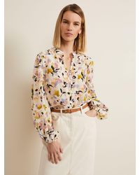 Phase Eight - Maddie Watercolour Silk Blend Blouse - Lyst