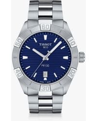 Tissot - T1016101104100 Pr100 Sport Date Bracelet Strap Watch - Lyst