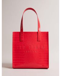 Ted Baker - Reptcon Faux-leather Shopper Tote Bag - Lyst