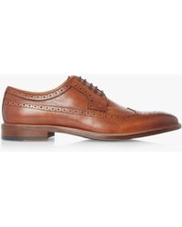 dune leather brogues