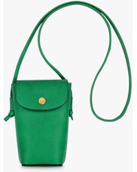 Longchamp - Épure Leather Phone Pouch Bag - Lyst
