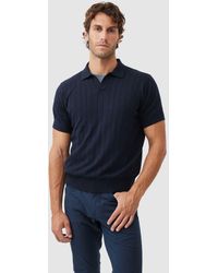 Rodd & Gunn - Freys Crescent Knit Polo Shirt - Lyst