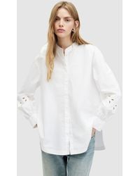 AllSaints - Marcie Organic Cotton Shirt - Lyst