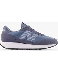 New Balance - 237 Suede Mesh Trainers - Lyst