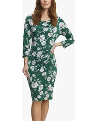 Gina Bacconi - Aleta Floral Print Jersey Dress - Lyst